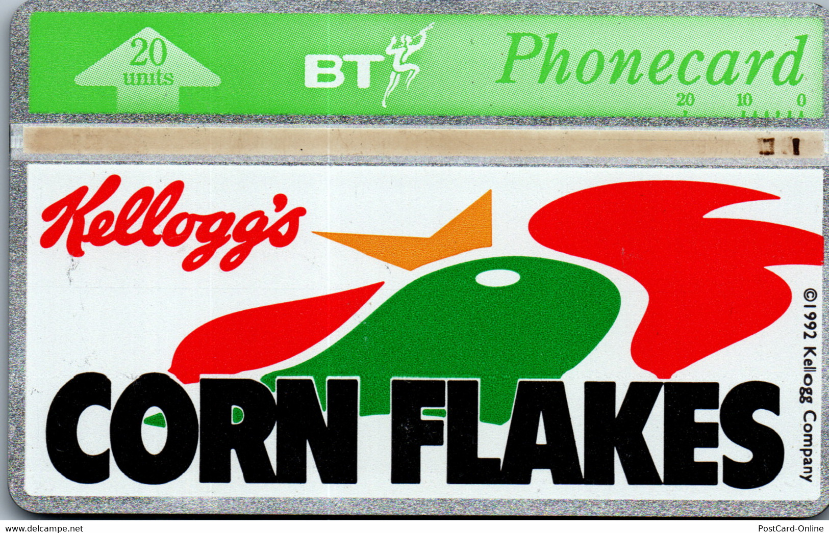 19395 - Großbritannien - BT Phonecard , Kellog's Corn Flakes , Kellog - BT Advertising Issues