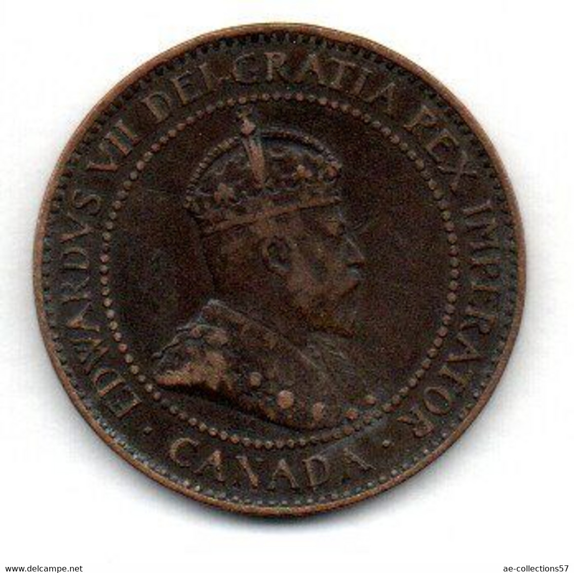 Canada-  Cent 1907 H --  état  TB - Canada