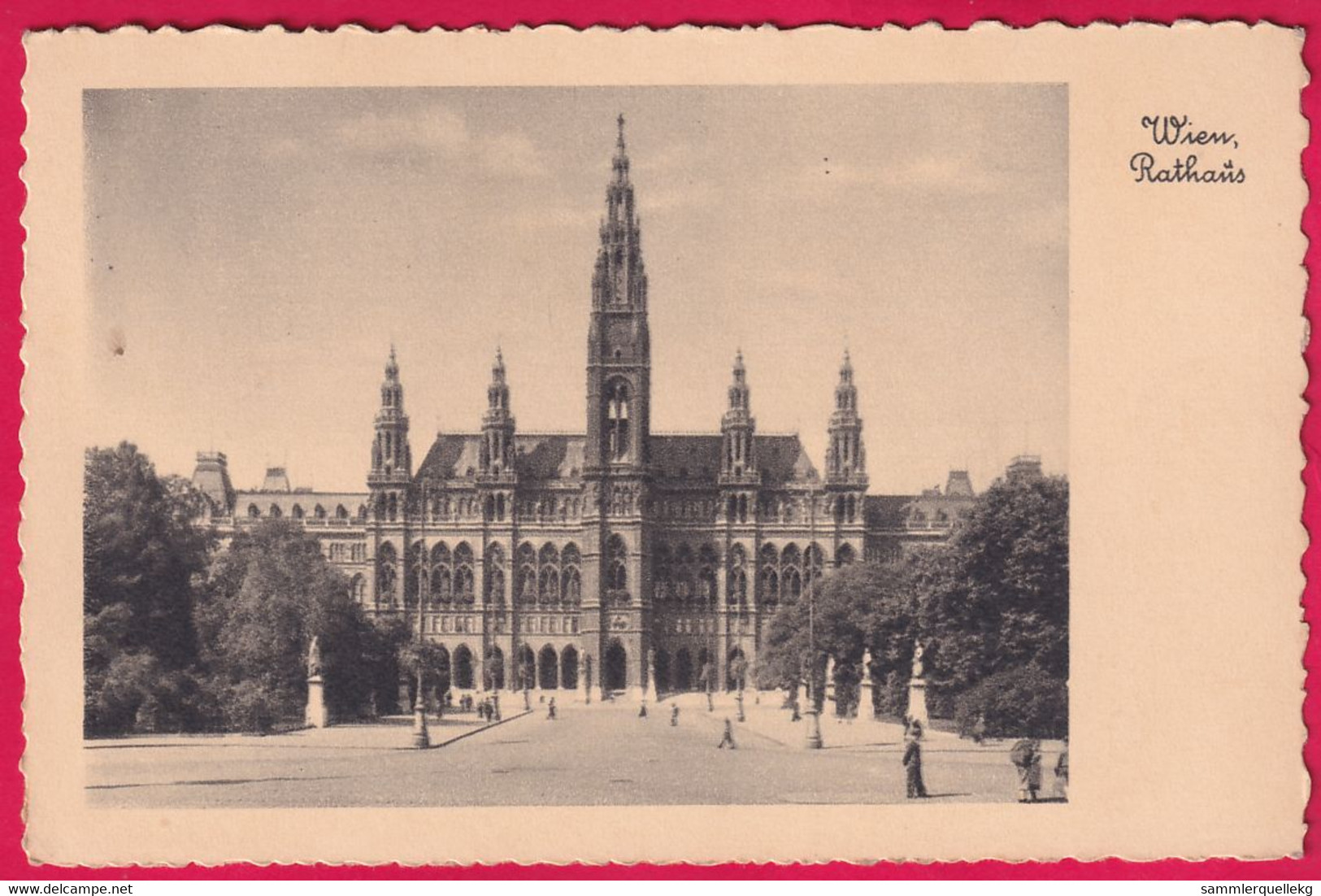 AK: Wien, Rathaus, Gelaufen 14. 5. 1941 (Nr. 4421) - Stephansplatz