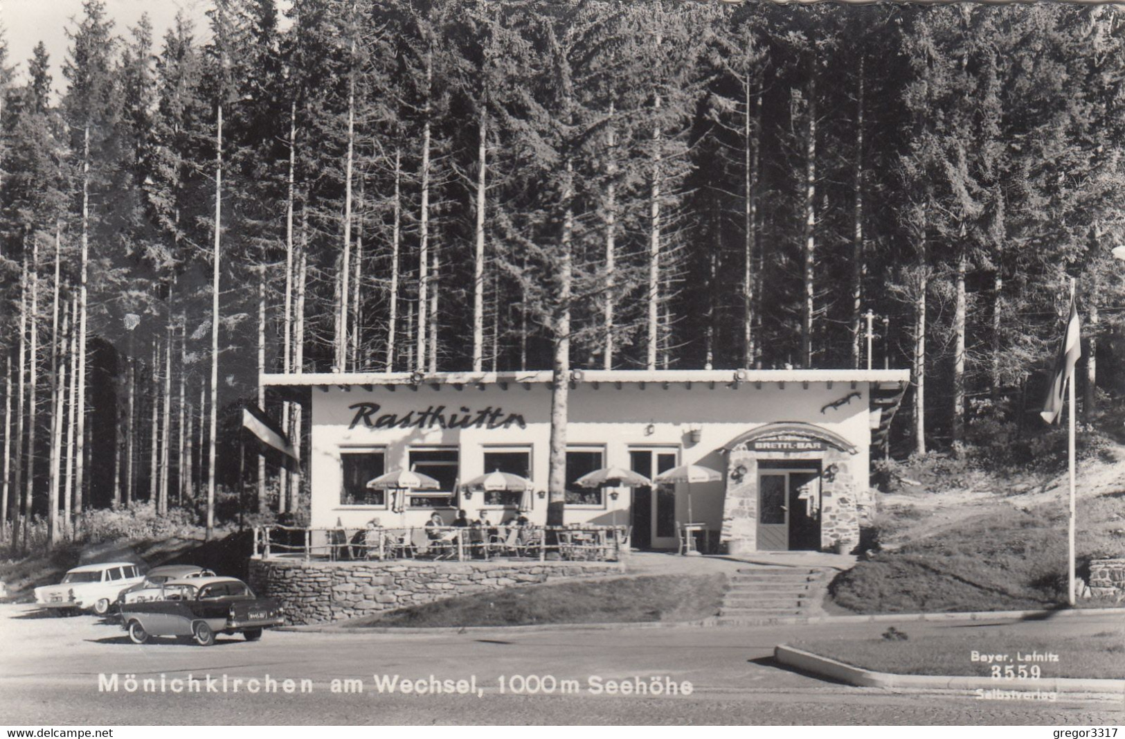 A1430) MÖNICHKIRCHEN Am WECHSEL - RASTHÜTTE Mit Alten AUTO DETAILS - Top ! - Wechsel