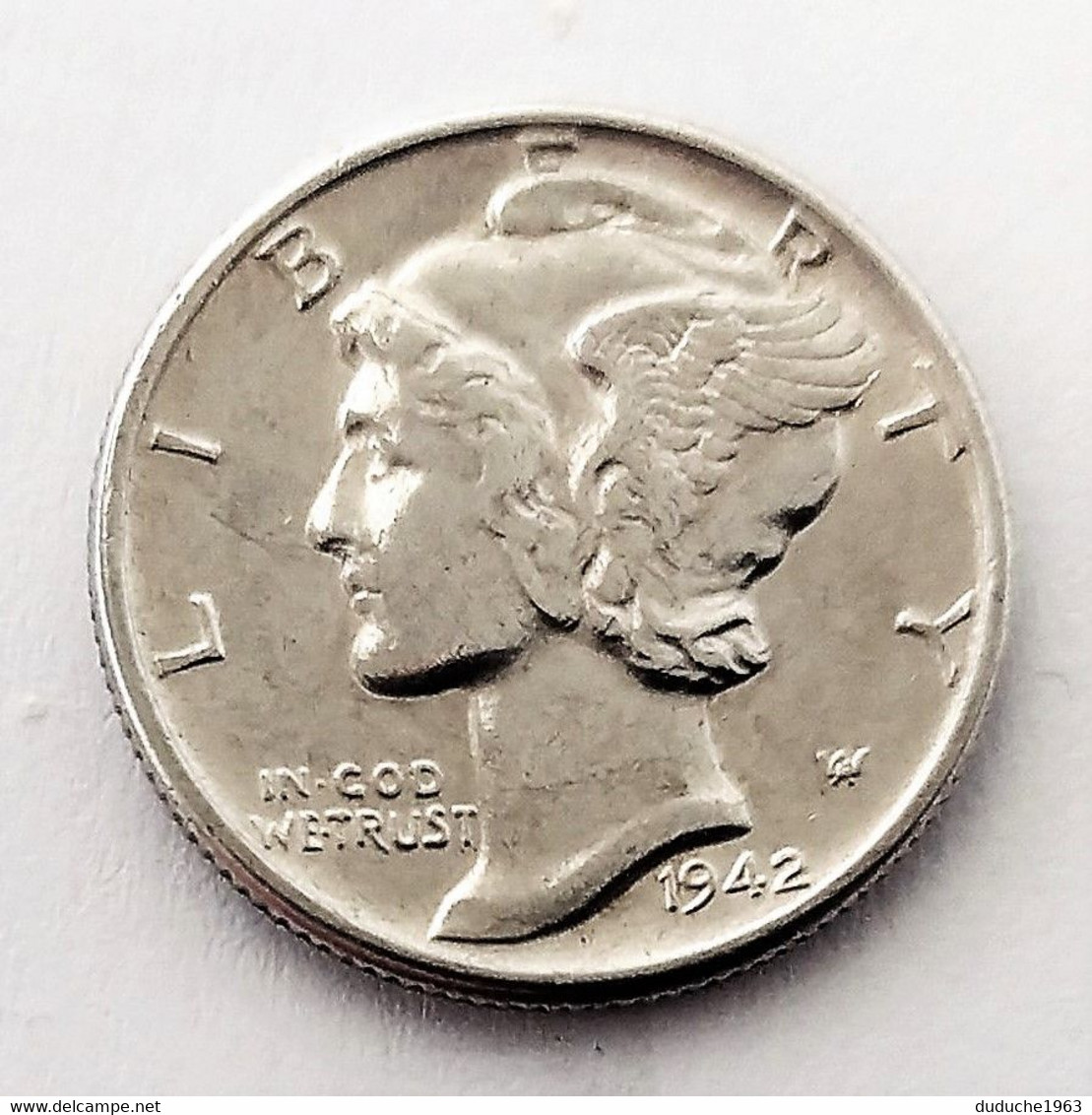 Etats-Unis - One Dime - 10 Cents Argent 1942 - 1916-1945: Mercury