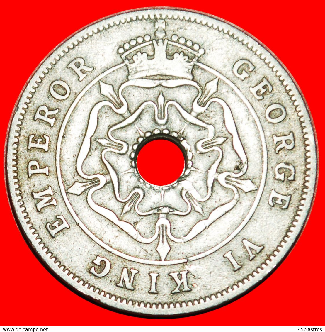 * GREAT BRITAIN: SOUTHERN RHODESIA ★ 1 PENNY 1937! GEORGE VI (1937-1952) LOW START ★ NO RESERVE! - Rhodésie