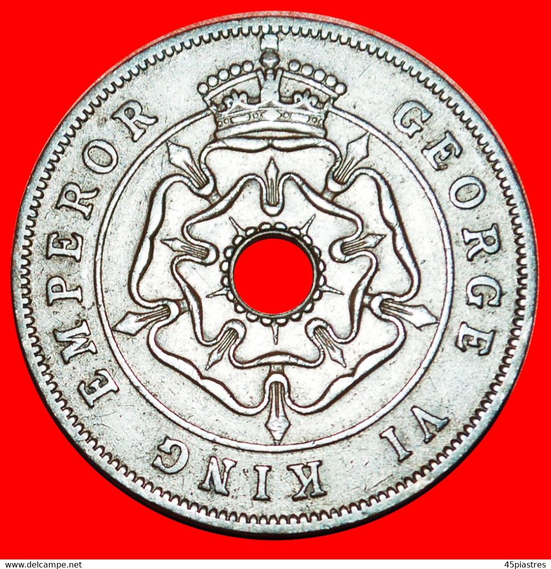 * GREAT BRITAIN (1942-1947): SOUTHERN RHODESIA ★ 1 PENNY 1947! GEORGE VI (1937-1952) LOW START ★ NO RESERVE! - Rhodesia