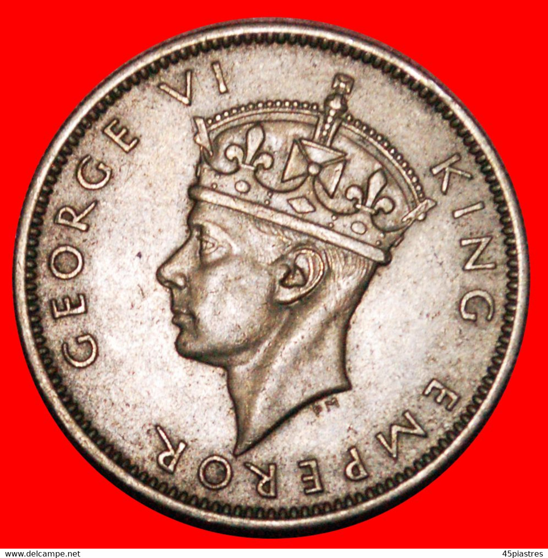 * GREAT BRITAIN ZIMBABWE BIRD: SOUTHERN RHODESIA ★ 1 SHILLING 1947! George VI (1937-1952) LOW START ★ NO RESERVE! - Rhodesia