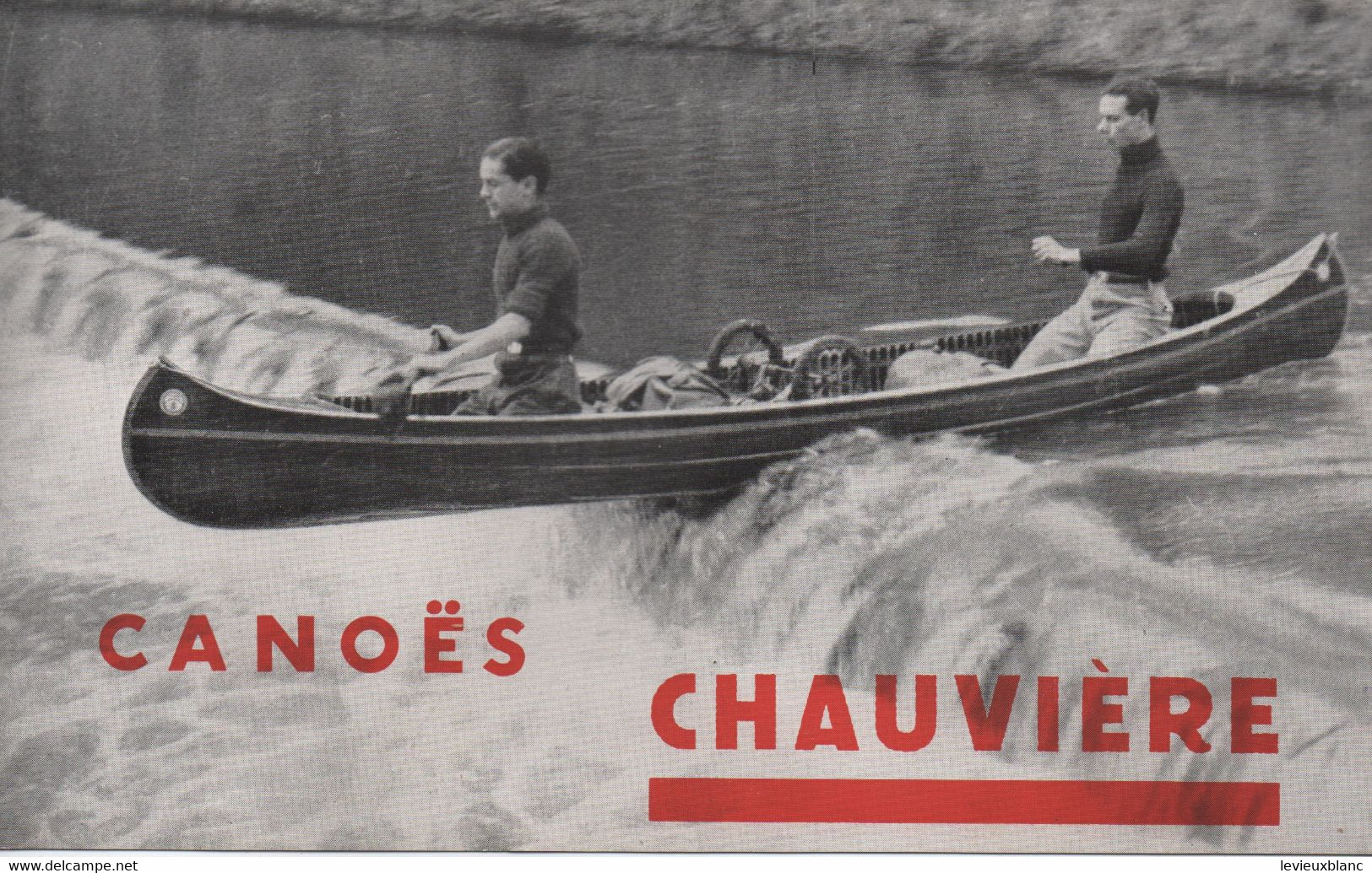 Dépliant Commercial à 3 Volets ( 6 Pages)/ CANOËS CHAUVIERE/ Capro-Canadia/VITRY Sur SEINE/Vers 1930-1945         MAR85 - Sport & Tourismus