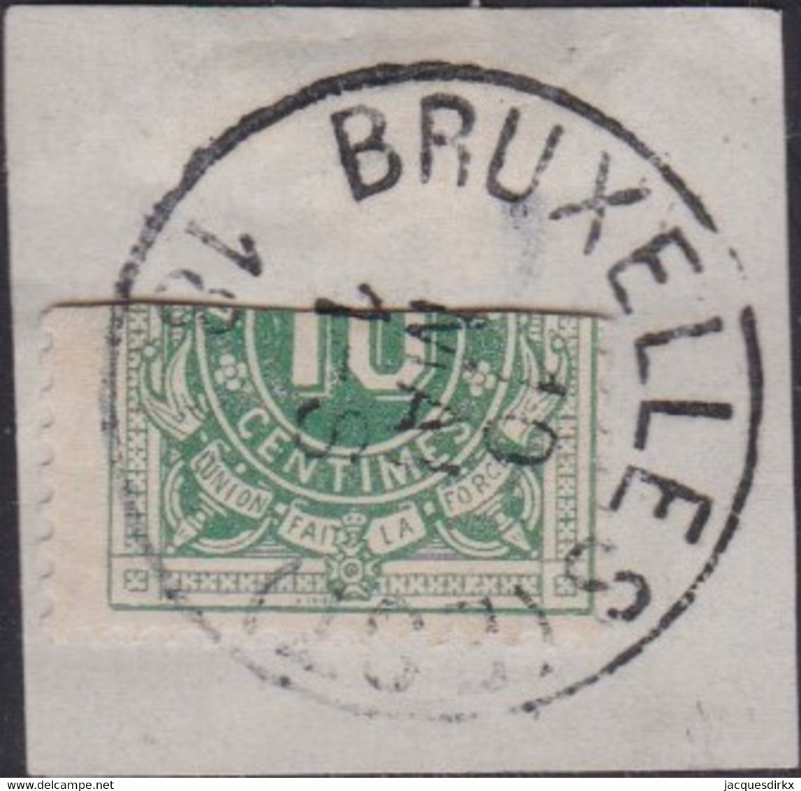 Belgie   .   OBP    .    Taxe 1   .  Halve Zegel   .    O   .       Gestempeld   .   /   .   Oblitéré - Stamps