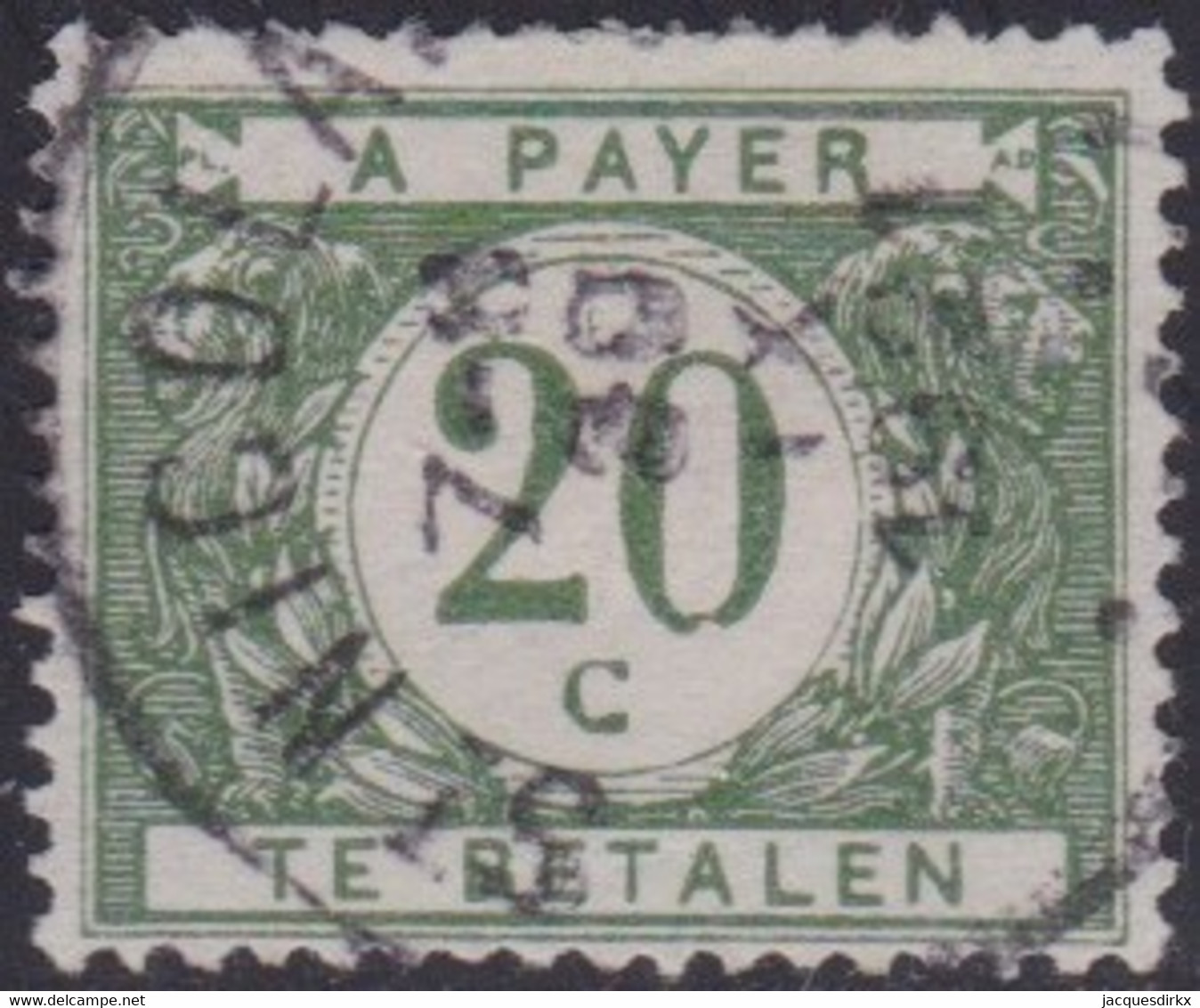 Belgie   .   OBP    .    Taxe 28  Gebroken 0   .    O   .       Gestempeld   .   /   .   Oblitéré - Stamps