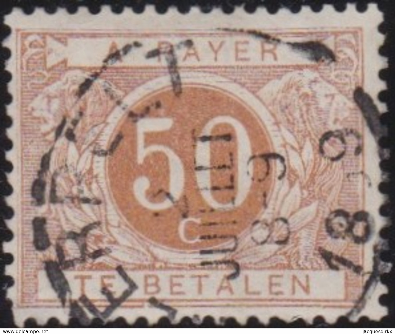 Belgie   .   OBP    .   Taxe  8   .       O    .   Gestempeld   .   /   .  Oblitéré - Briefmarken
