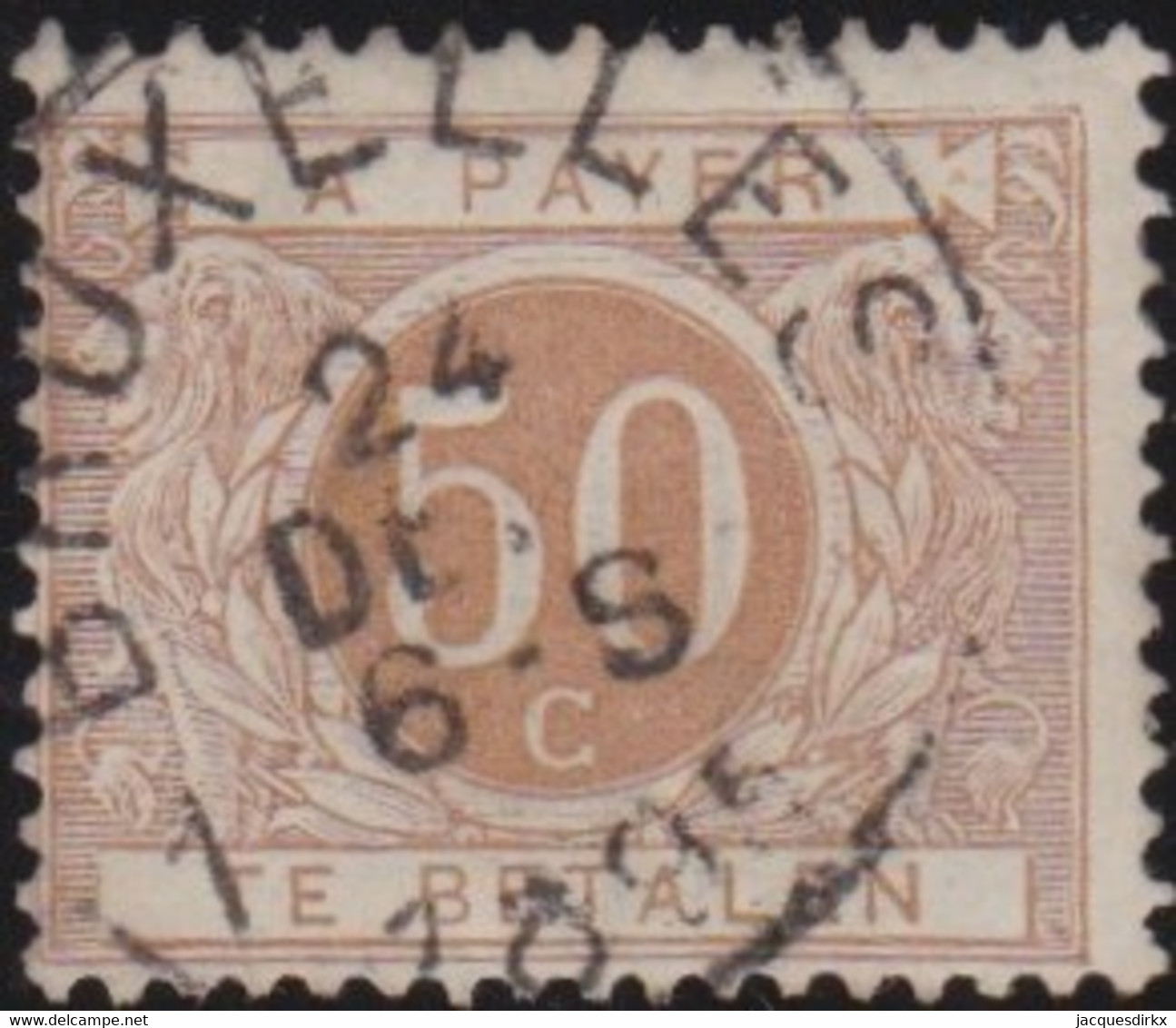 Belgie   .   OBP    .   Taxe  8   .       O    .   Gestempeld   .   /   .  Oblitéré - Stamps