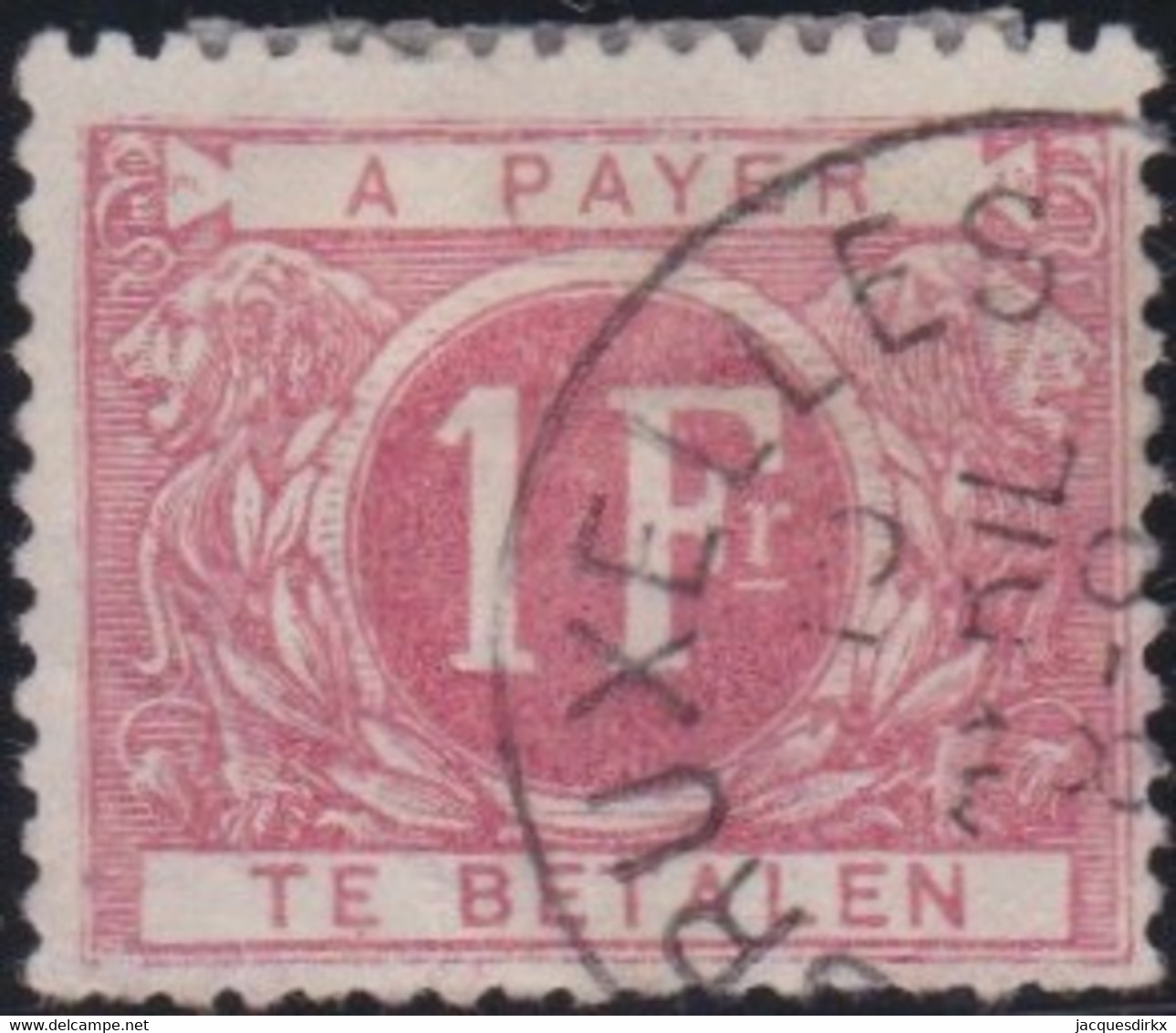 Belgie   .   OBP    .   Taxe  10     .       O    .   Gestempeld   .   /   .  Oblitéré - Stamps