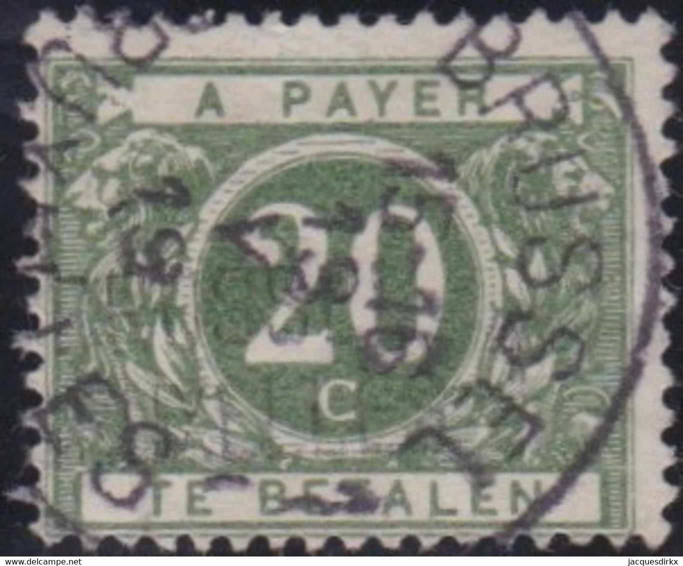 Belgie   .   OBP    .   Taxe  14       .       O    .   Gestempeld   .   /   .  Oblitéré - Briefmarken