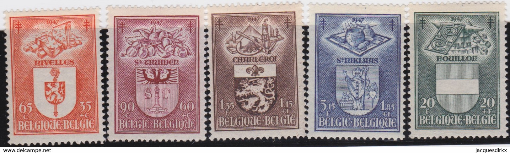 Belgie   .   OBP    .    756/760      .       *     .    Ongebruikt Met Gom   .   /   .   Neuf  Avec Gomme - Unused Stamps