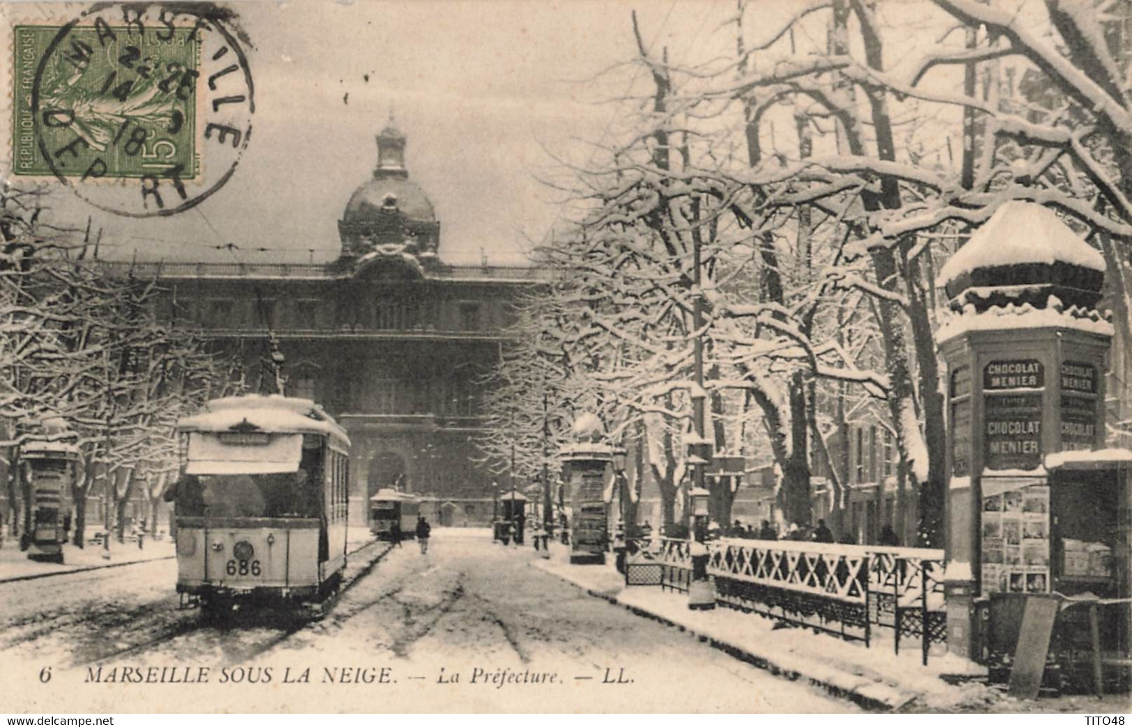 France (13 Marseille Sous La Neige) - La Préfecture - Non Classés