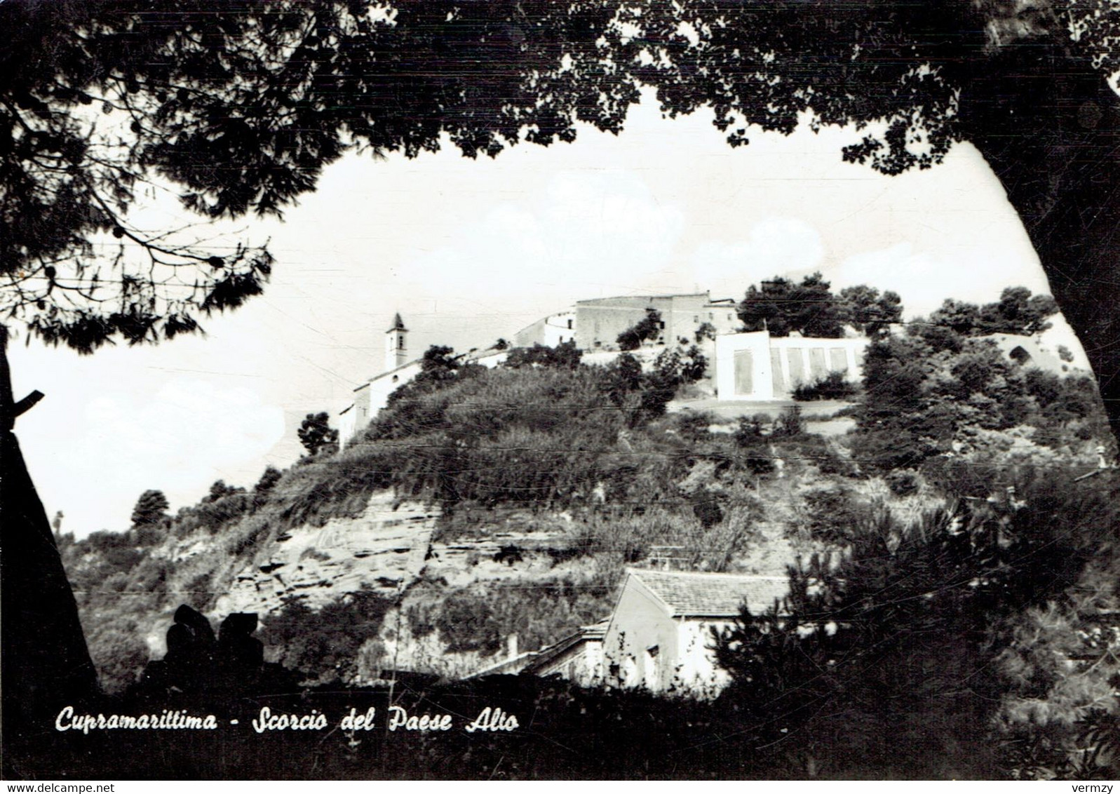 CUPRAMARITTIMA : Scorcio Del Paese Alto - Photo Véritable - Ascoli Piceno