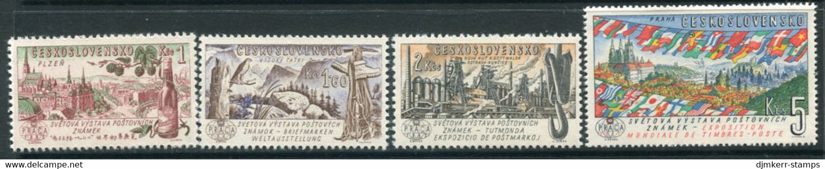 CZECHOSLOVAKIA 1961 PRAGA 1962 Philatelic Exhibition III MNH / **.  Michel 1311-14 - Unused Stamps