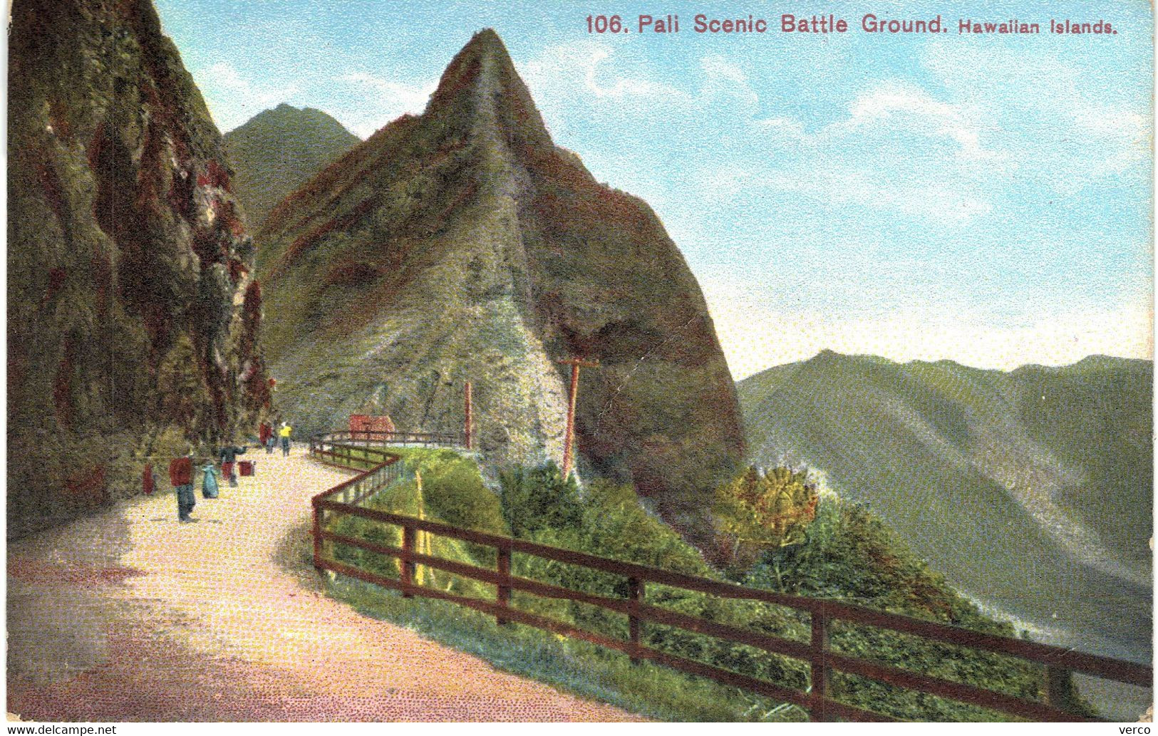 Carte POSTALE  Ancienne  De  HAWAII - PALI Scenic Battle Ground - Oahu