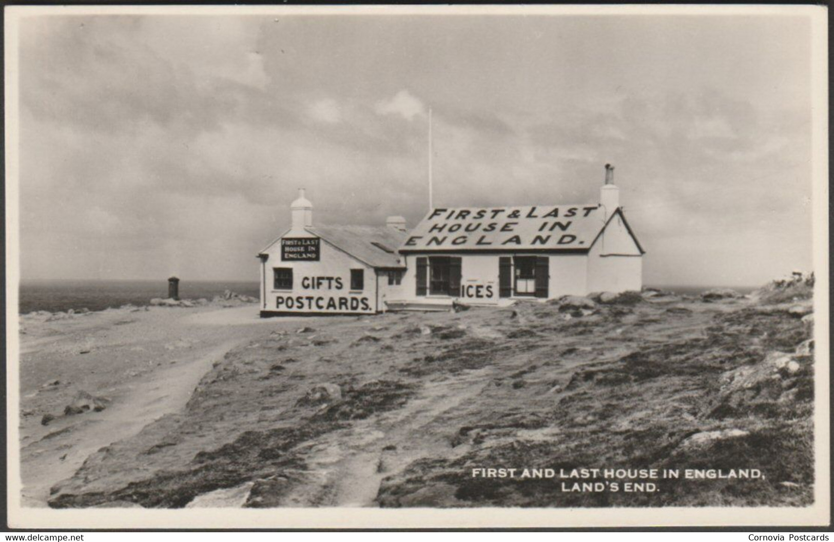 First And Last House, Land's End, Cornwall, C.1950 - Millar & Lang RP Postcard - Land's End