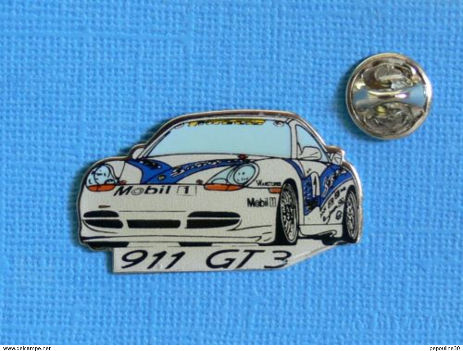 1 PIN'S //  ** PORSCHE 911 - GT3 / MOBIL  ** - Porsche