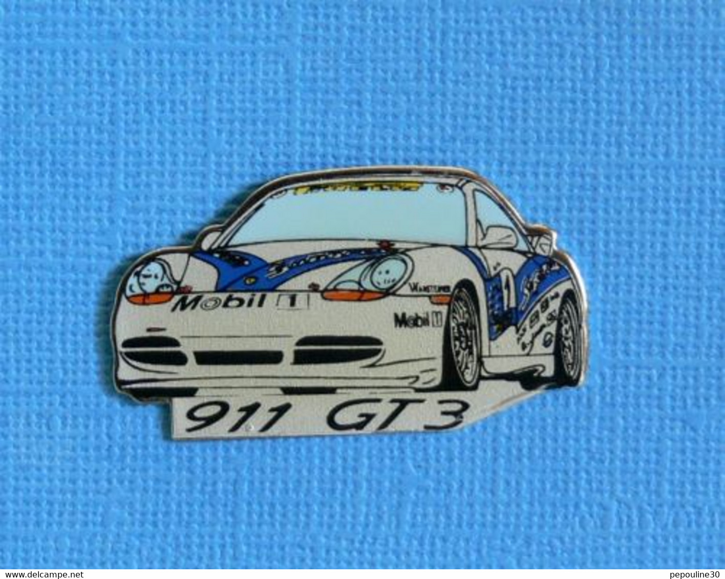 1 PIN'S //  ** PORSCHE 911 - GT3 / MOBIL  ** - Porsche