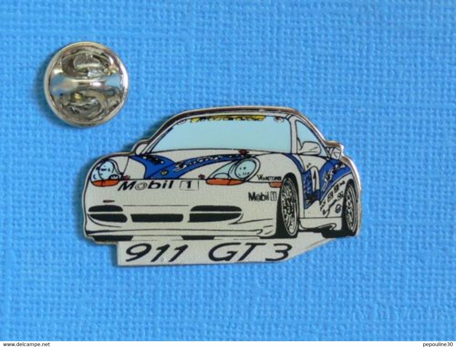 1 PIN'S //  ** PORSCHE 911 - GT3 / MOBIL  ** - Porsche