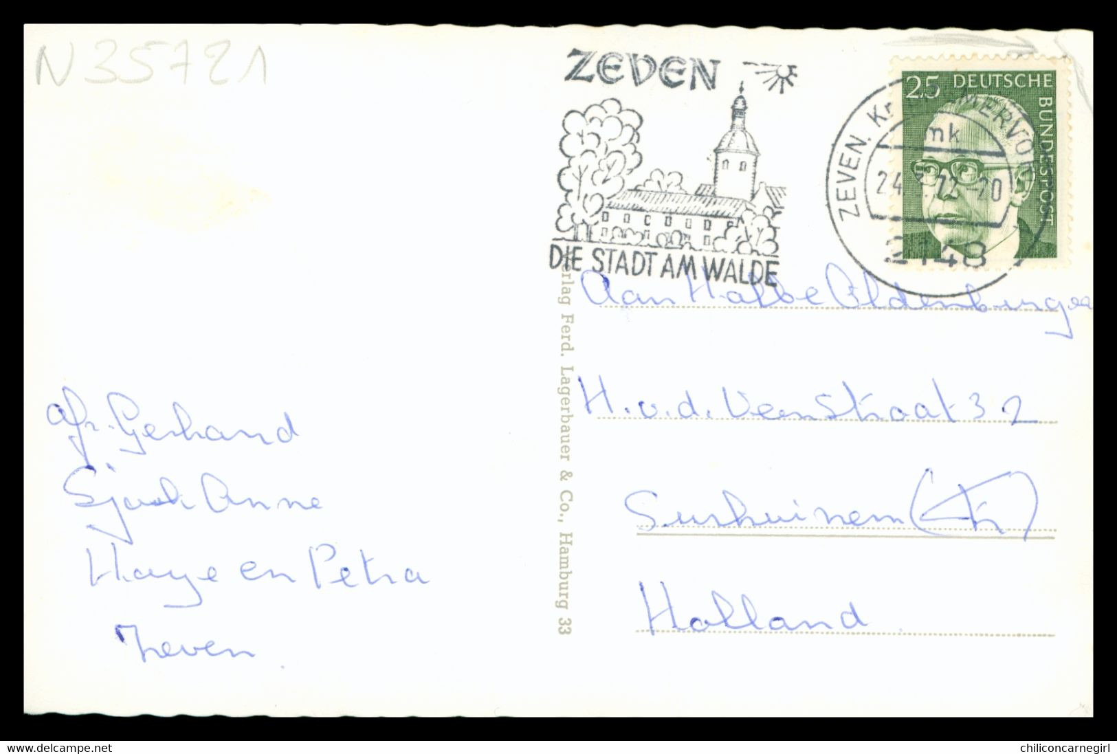 Cp Dentelée - Seedorf Bei ZEVEN - Kasernen - Caserne - Verlag FERD. LAGERBAUER - 1972 - Zeven