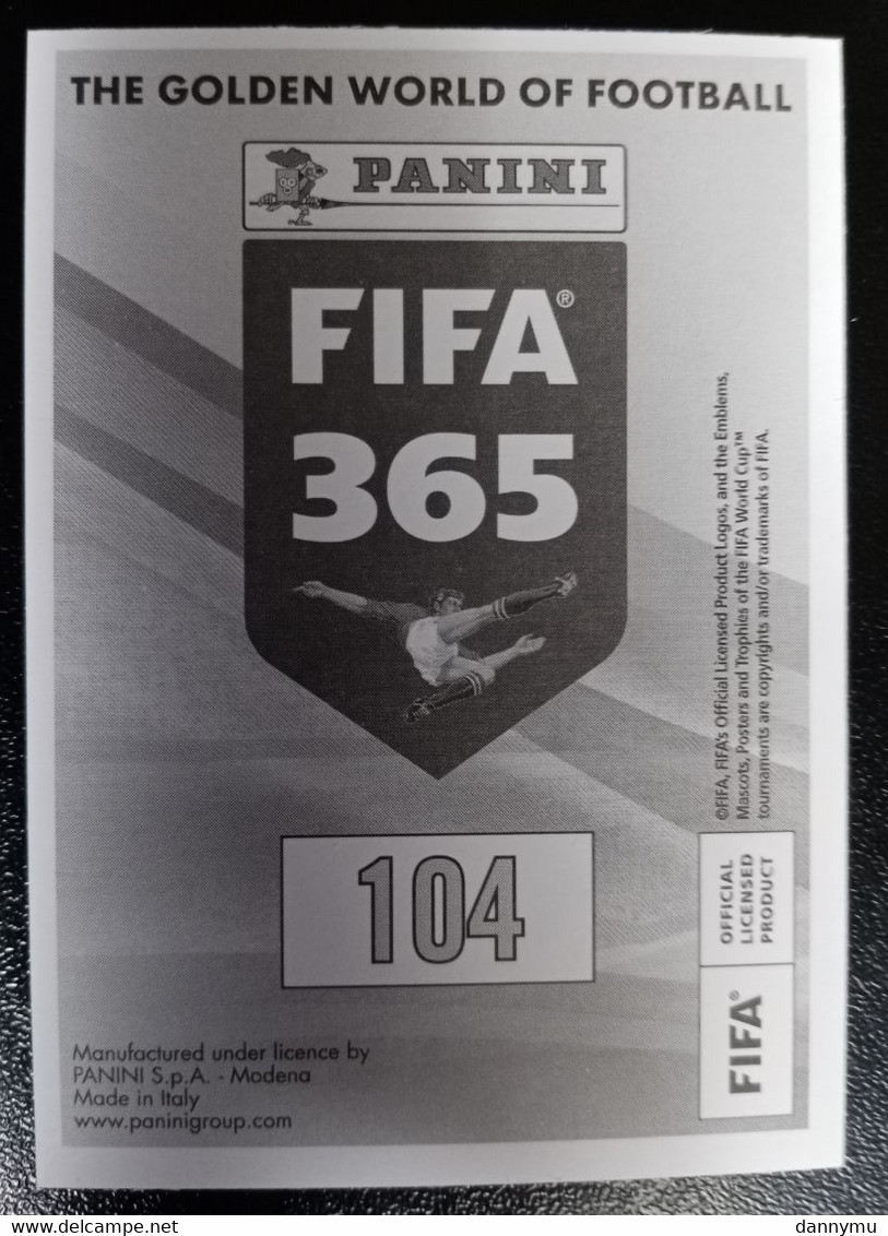 Figurina Panini 2022 Sticker Fifa 365 2021-22 Scudetto Escudo Badge Atletico Madrid N 104 - Sonstige & Ohne Zuordnung