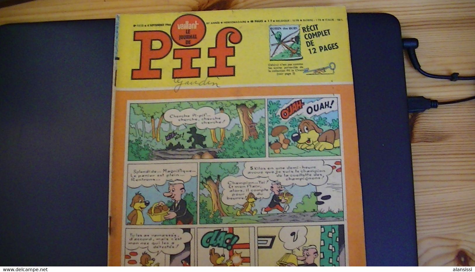 PIF ( Vaillant Le Journal De ) N° 1112  48 Pages Histoires Complètes  1966 Bon état Pour Tous Voir Les Photos Du Premier - Pif - Autres