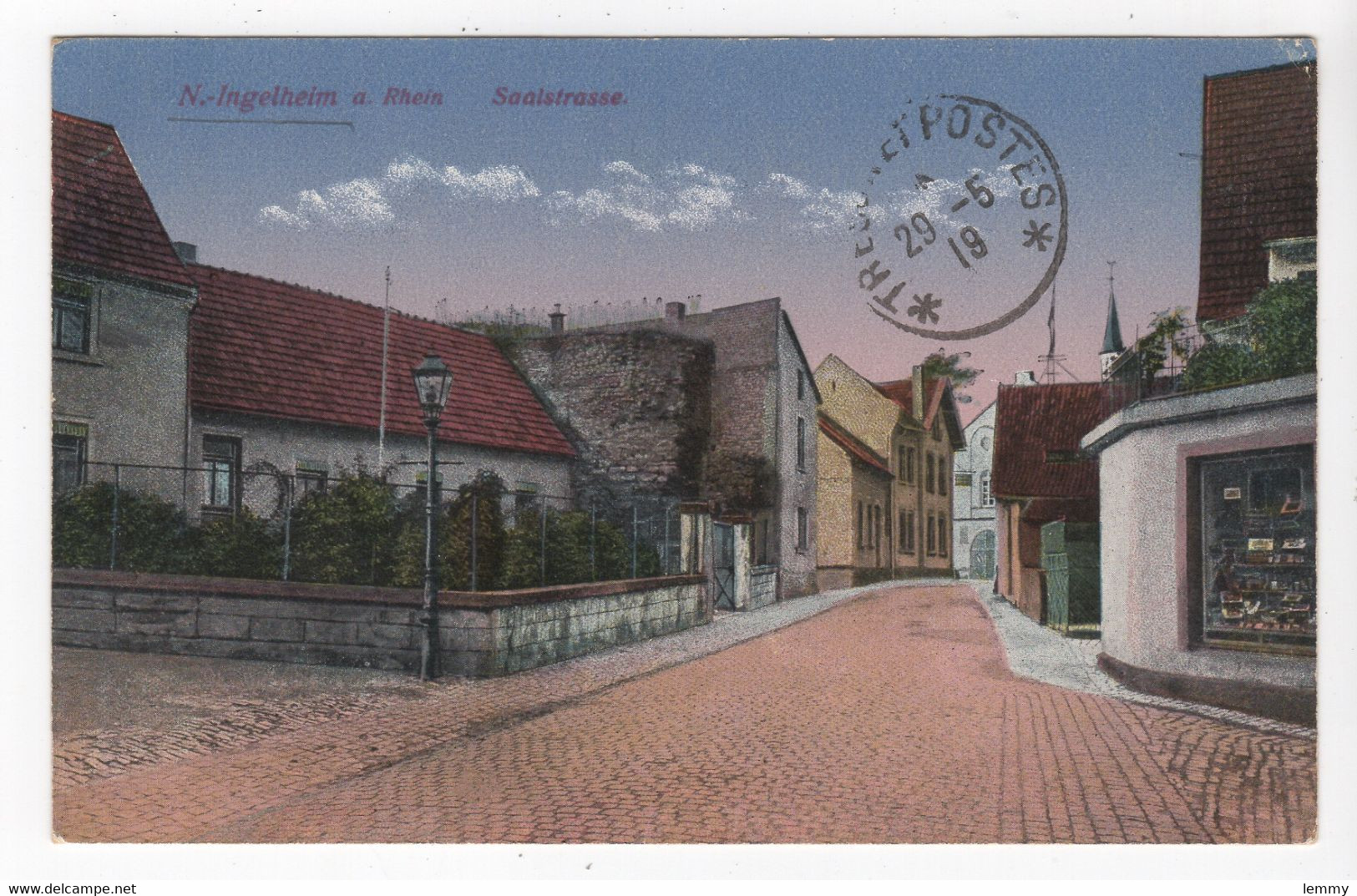 ALLEMAGNE **  INGELHEIM -  SAALSTRASSE - 1919 - Ingelheim