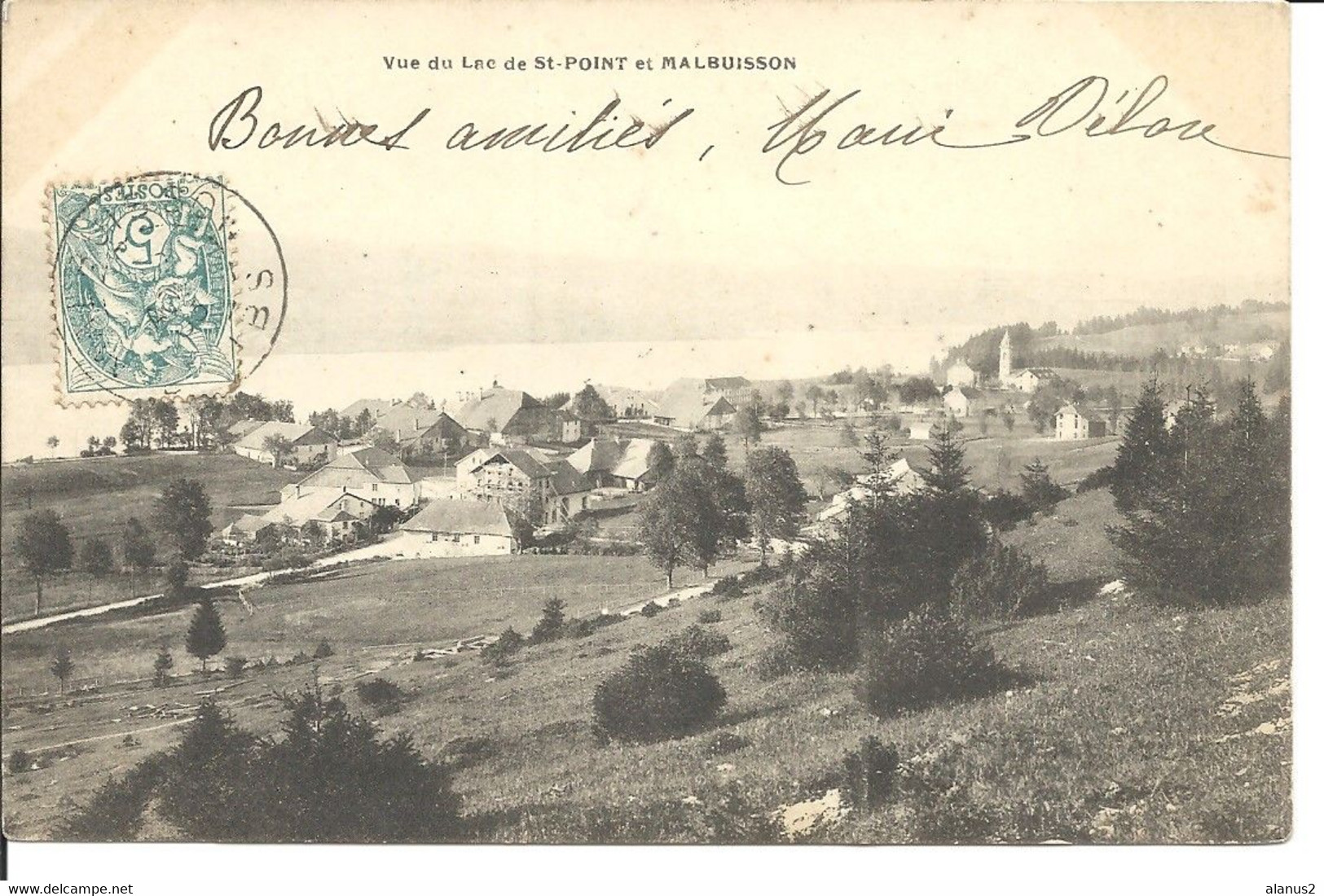 MALBUISSON - 25 - Doubs - Vue Du Lac De Saint Point Et De Malbuisson - Sonstige & Ohne Zuordnung