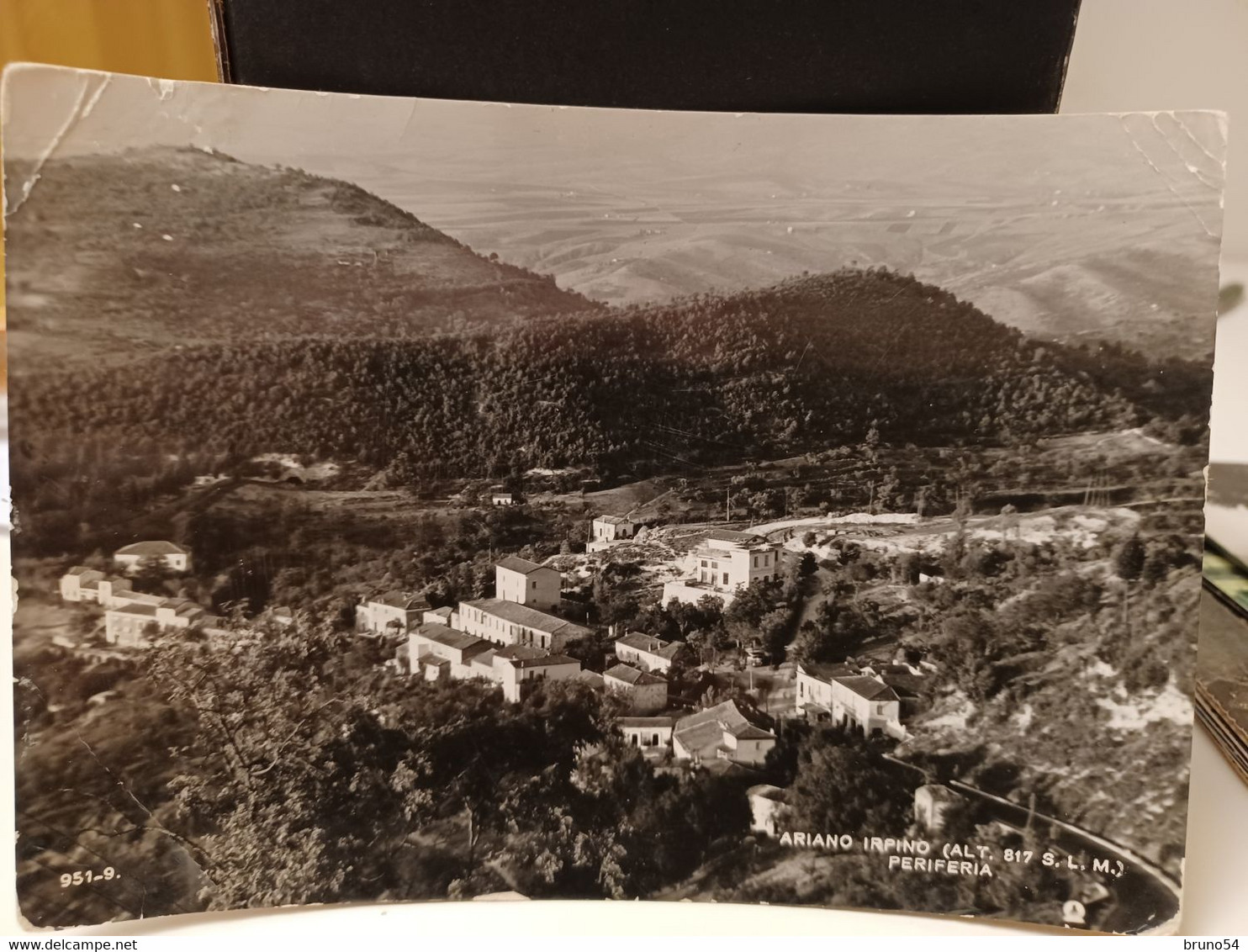 Cartolina Ariano Irpino Prov Avellino Periferia 1955 - Avellino