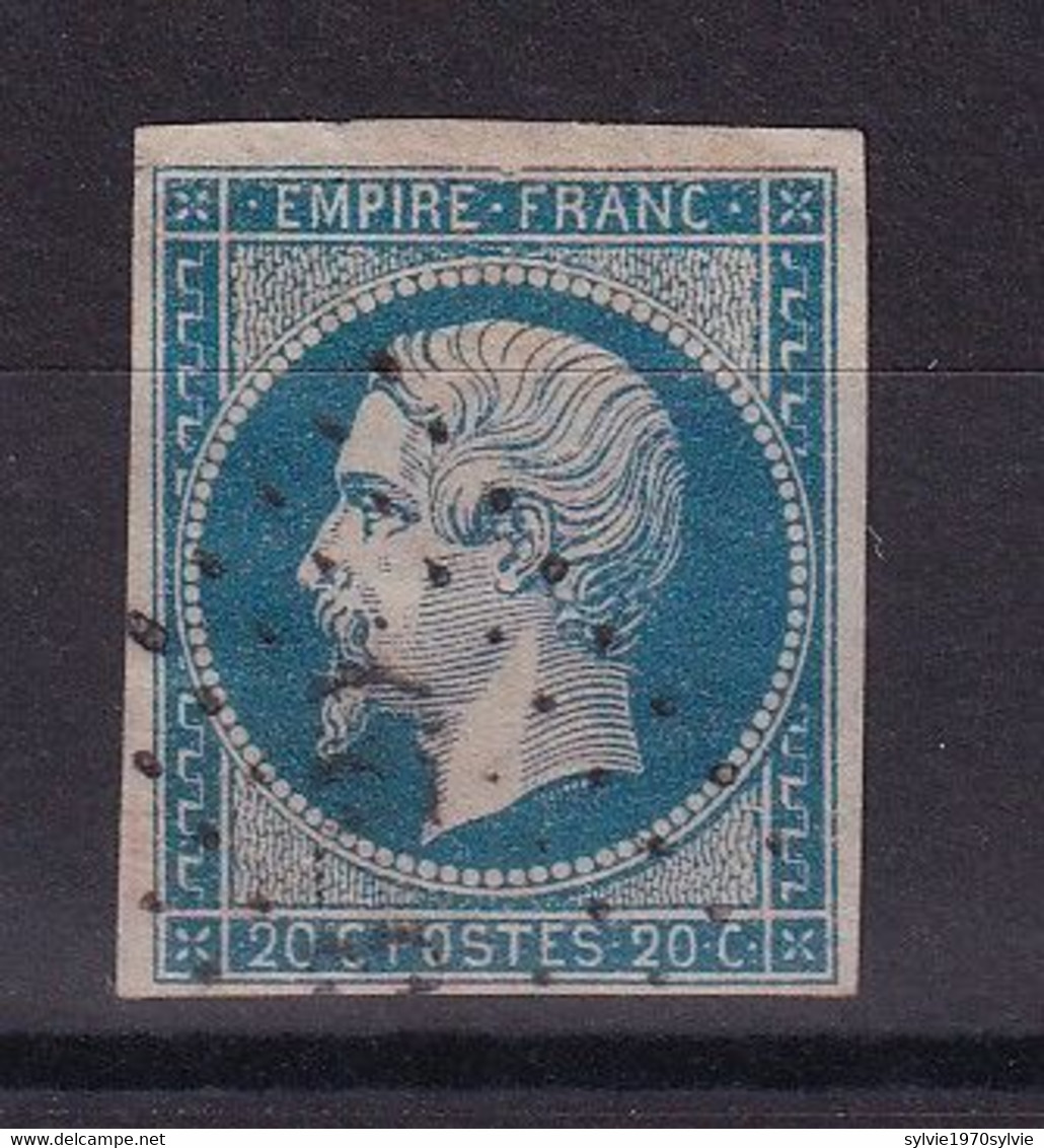 FRANCE /NAPOLEON N°14 VARIETE - 1853-1860 Napoleon III