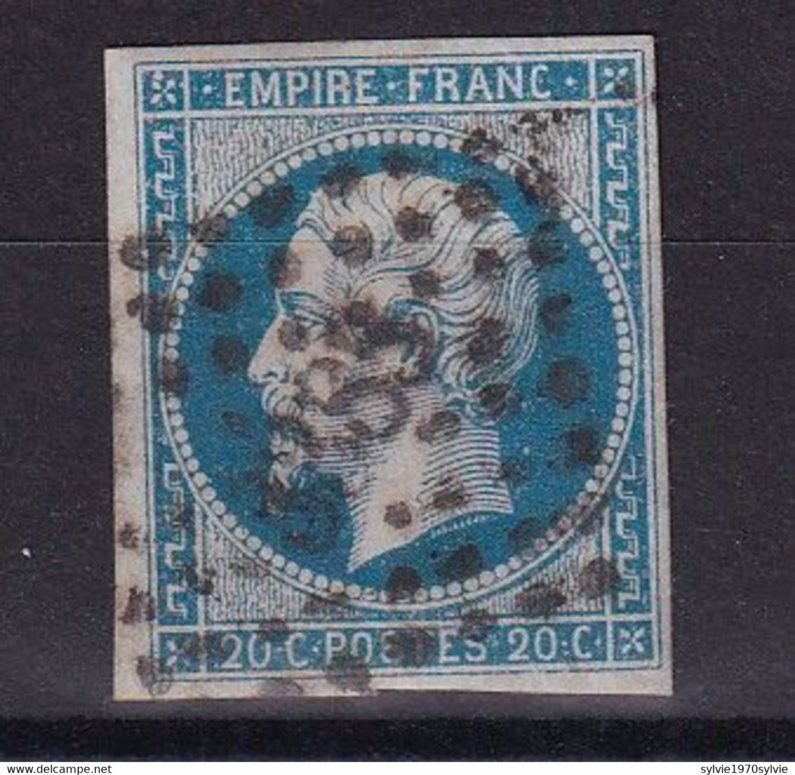 FRANCE /NAPOLEON N°14 VARIETE - 1853-1860 Napoleon III