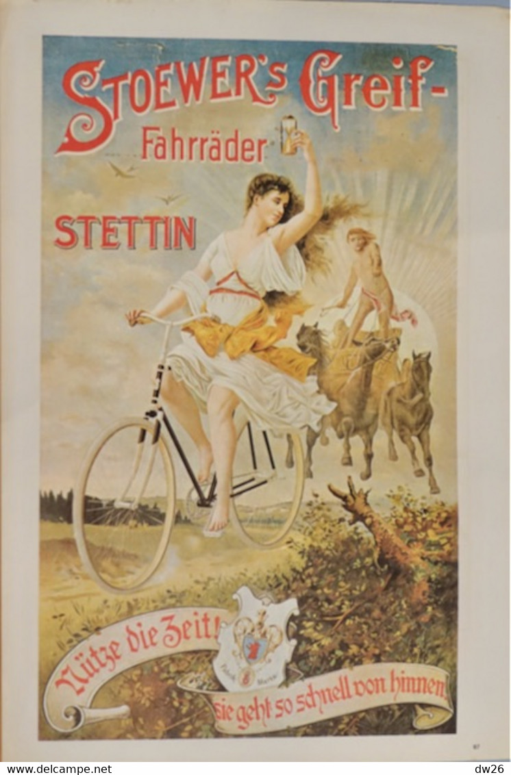 Affiche Double 40x27 Cm - Publicité Cycles Hurtu (Diligeon & Cie) Et Stoewer's Greif Fahrräder (Stettin) - Afiches
