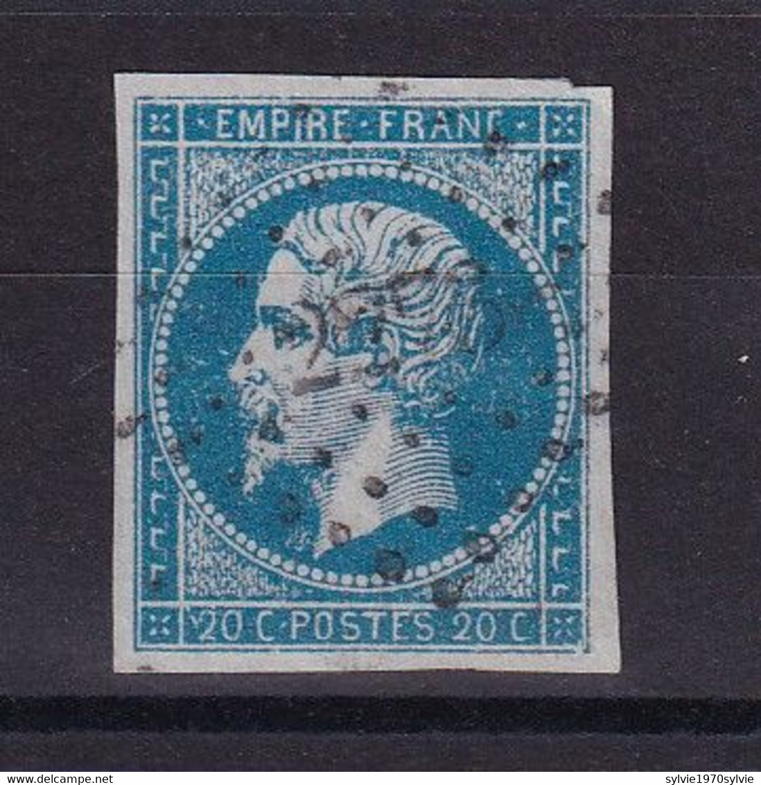 FRANCE /NAPOLEON N°14 VARIETE - 1853-1860 Napoleon III