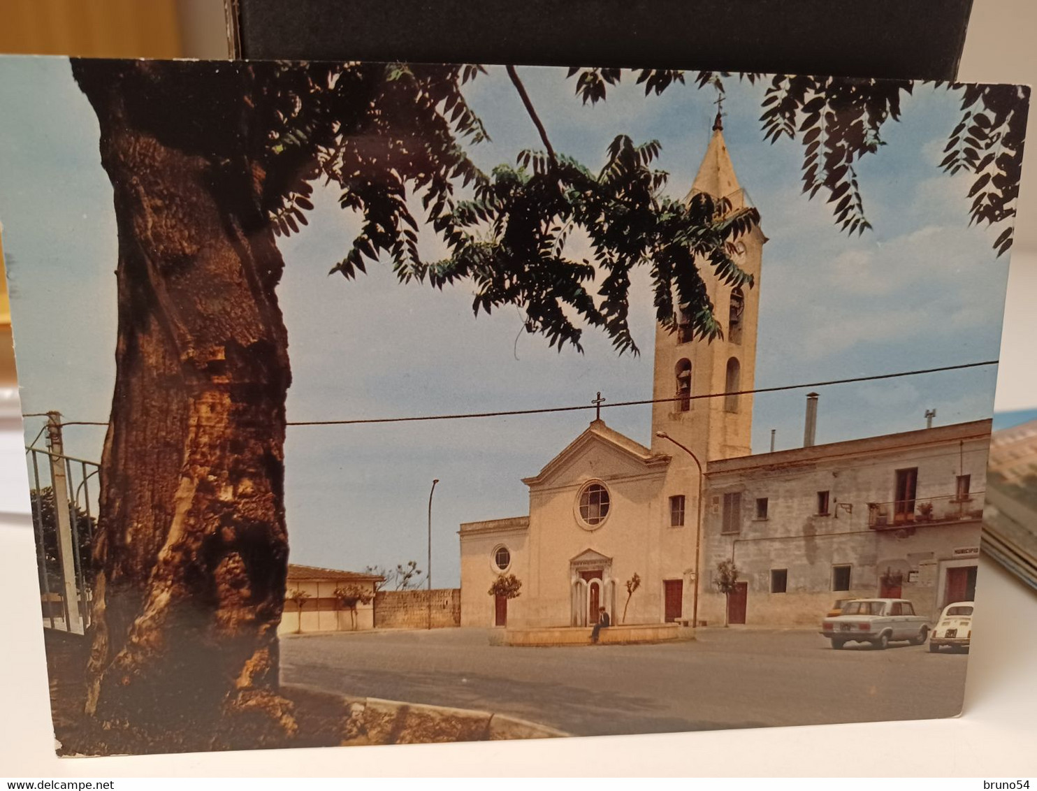 Cartolina Grassano Prov Matera Piazza A. Il Vento  Auto - Matera