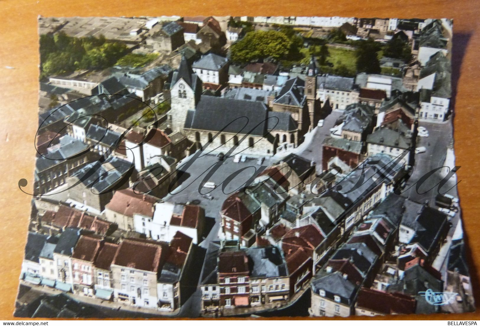 Fleurus Vue Aerienne.  La PLace Ferrer. - Fleurus