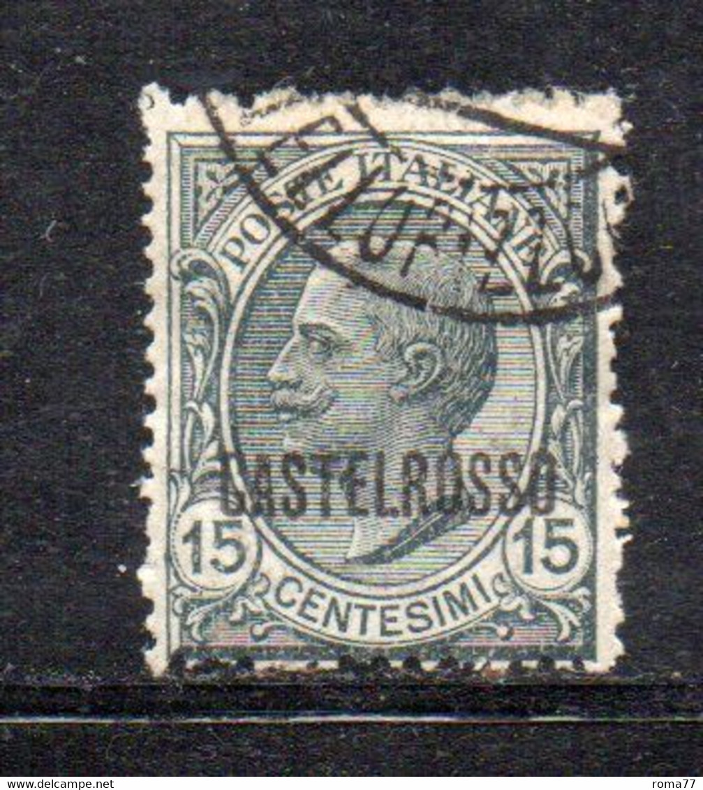 Y1981 - CASTELROSSO 1922, Sassone Il 15 Cent N. 3 Usato - Castelrosso