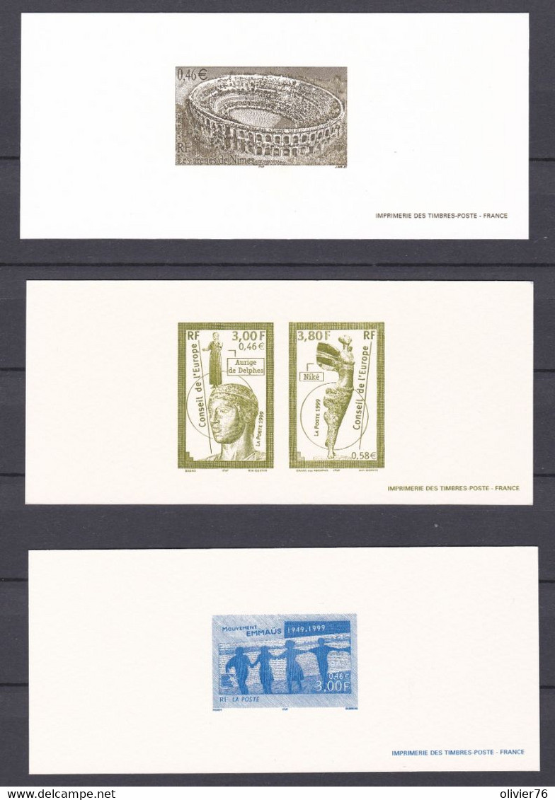 Gravures De Timbres De 1999 Et 2002 - Sonstige & Ohne Zuordnung