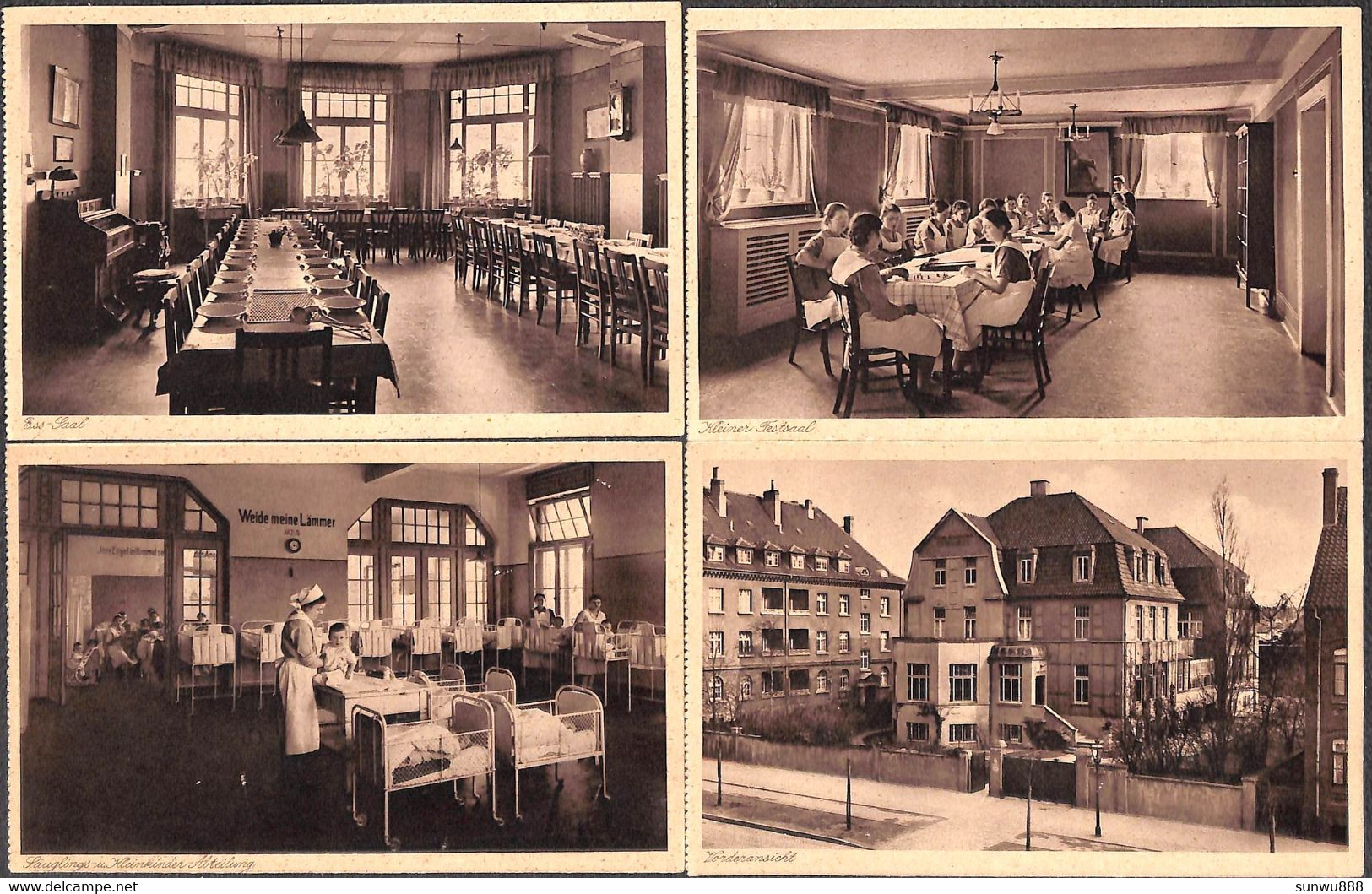 Hannover Kleefeld - Mütter- U. Säuglingsheim Des Deutsch-Ev. Frauenbundes - 4 Postcards - Hannover