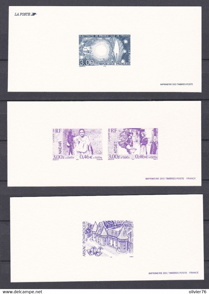 Gravures De Timbres De 1999 Et 1996 - Sonstige & Ohne Zuordnung