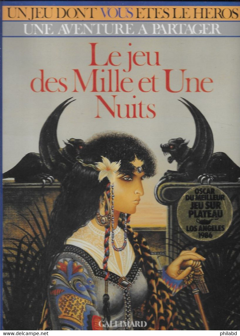 Le Jeu Des Mille Et Une Nuits, Un Jeu Dont Vous êtes Le Héros - Gallimard 1986 TB Rare ! - Autres & Non Classés