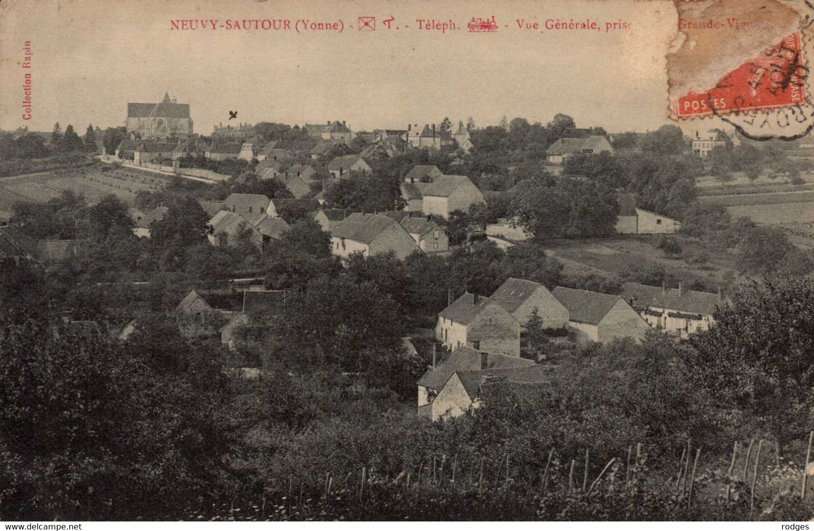 Dep 89 , Cpa  NEUVY-SAUTOUR  , Vue Générale (31084) - Neuvy Sautour