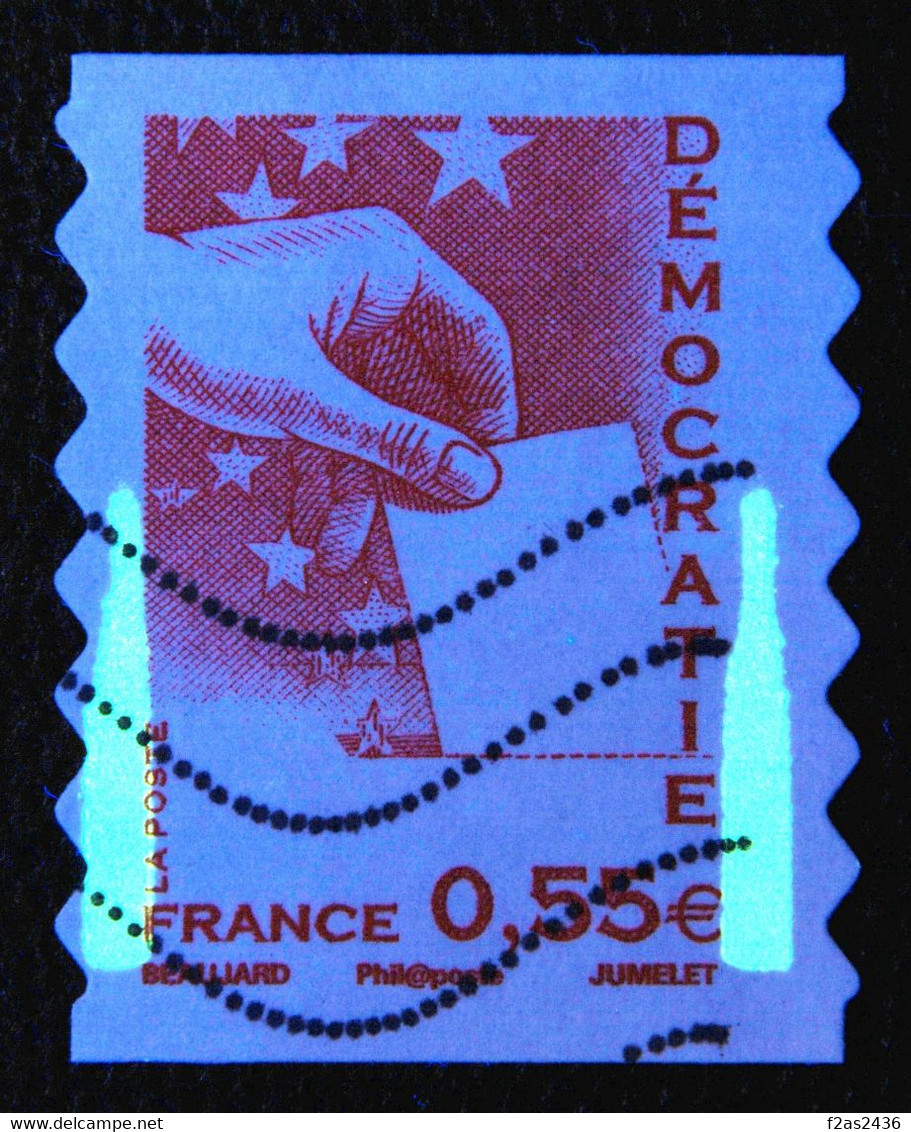 2008 Beaujard Démocratie N°4198 (variété Phosphore) - Gebruikt