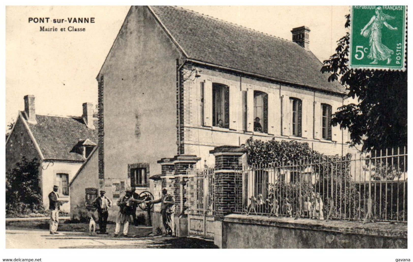 89 PONT-sur-VANNE - Mairie Et Classe - Autres & Non Classés