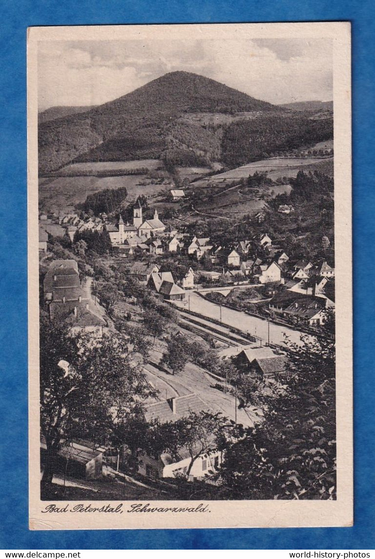 CPA - BAD PETERSTAL , Schwarzwald - 1er Septembre 1945 - écrite Par Un Soldat Français - WW2 - Bad Peterstal-Griesbach