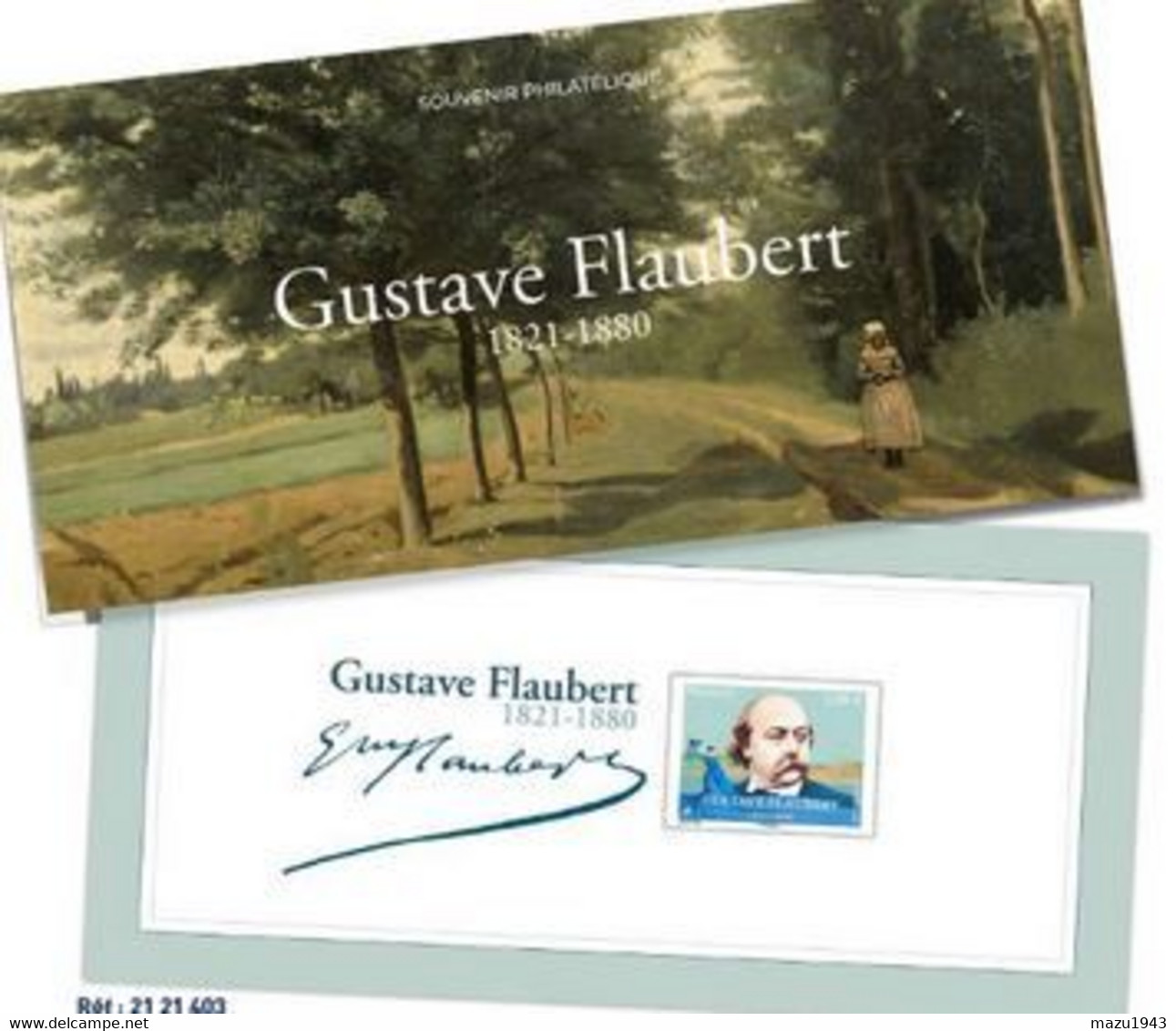 Bloc Souvenir Gustave Flaubert - Foglietti Commemorativi