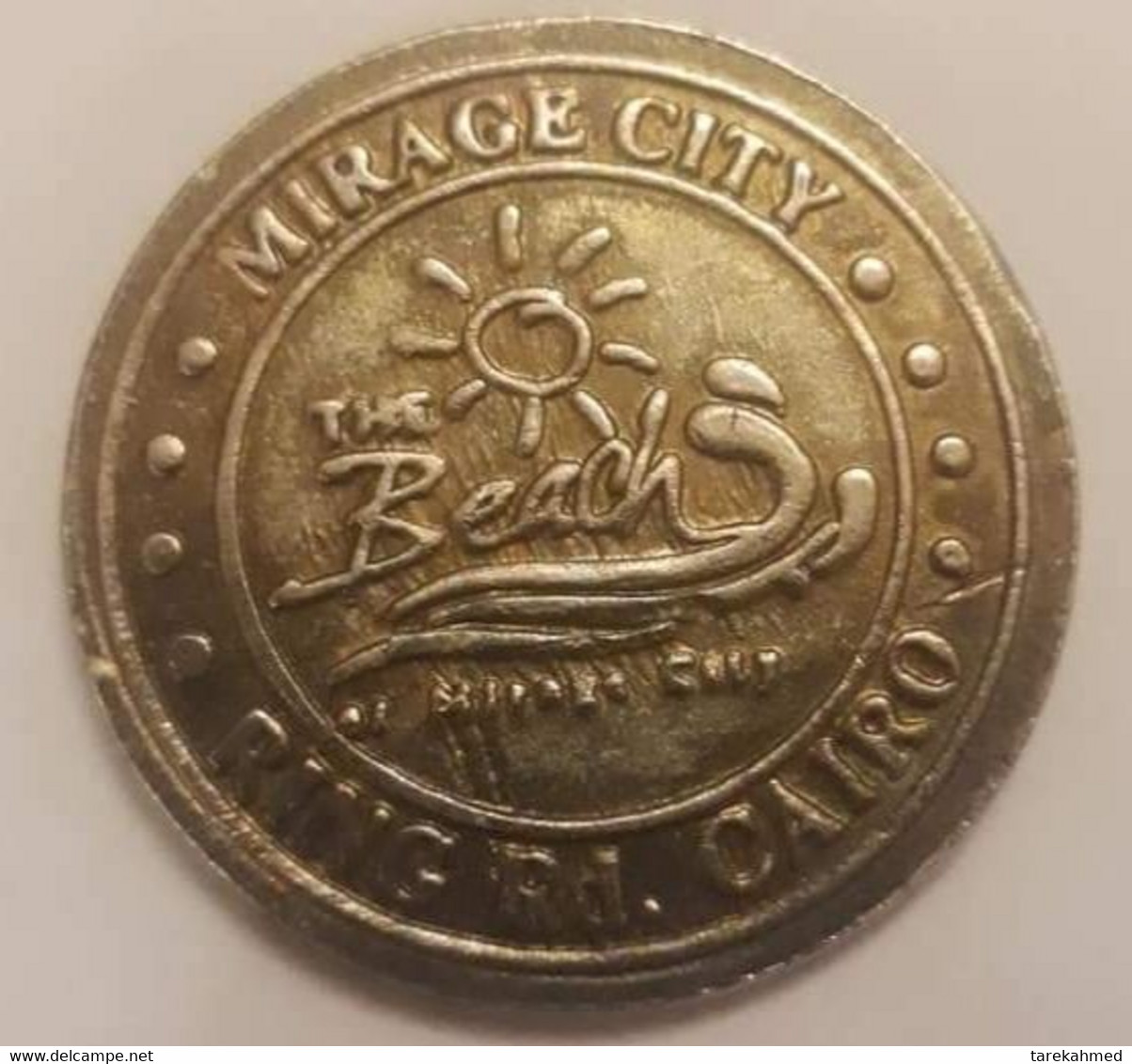 Egypt , Rare Token Of The Beach  ..hotel..Mirage City ..captain C Discount.agouz - Casino