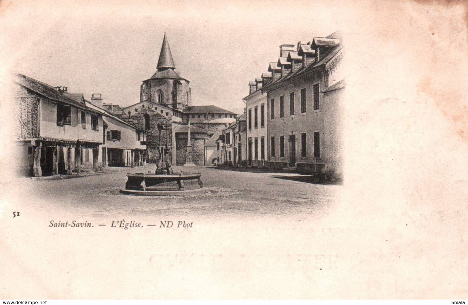 7134 Carte Postale SAINT SAVIN  L Eglise  (scan Recto-verso)  86  Vienne - Saint Savin