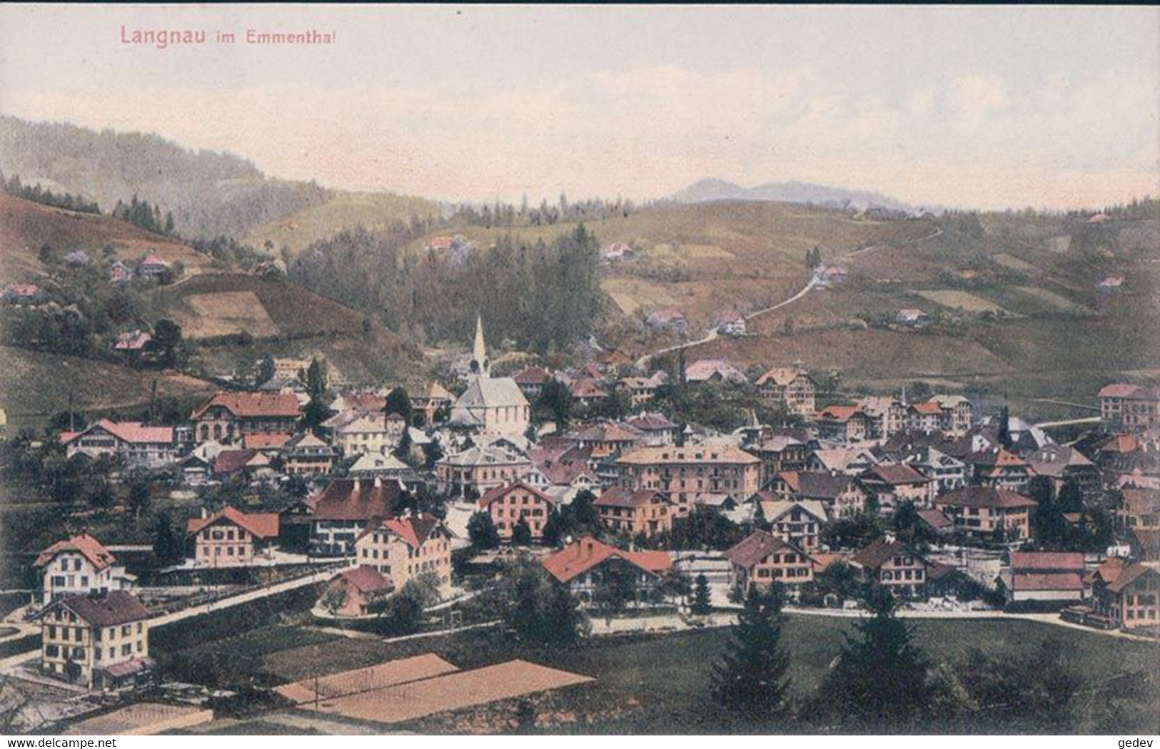 Langnau BE Im Emmenthal (15.10.1909) - Langnau Im Emmental