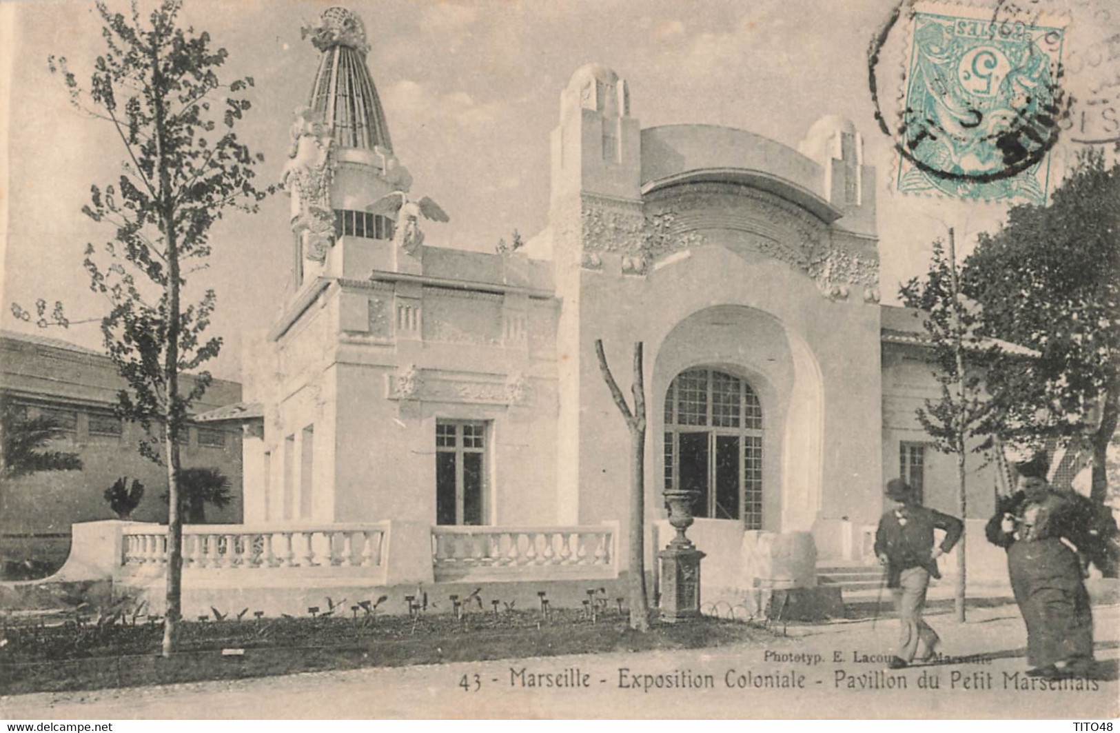 France (13 Marseille) - Exposition Internationale D'Electricité 1908 - Maison Moderne - Intérieur - Mostra Elettricità E Altre
